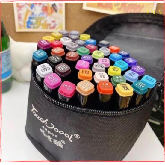 {HOT} BÚT VẼ, BÚT MẦU MARKET TUOCH TÚI VẢI BỘ 48 CHI TIẾT VẼ ANIME, CHÂN DUNG, PHONG CẢNH