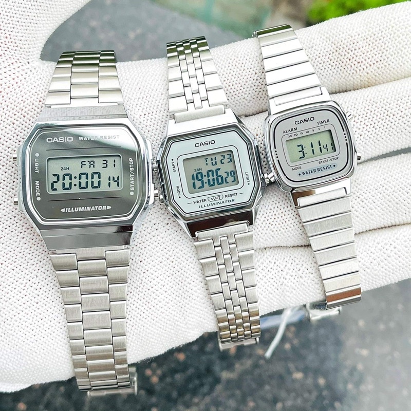 Đồng hồ A168 unisex nam nữ new fullbox chính hãng