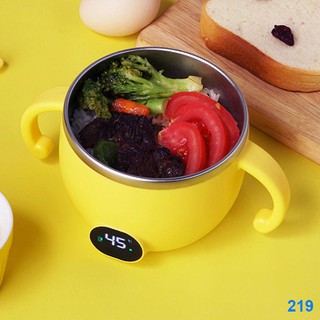2021 ❁Tốt phụ nữ nhiệt độ không đổi bát thức ăn thông minh bổ sung trẻ em bé sạc cách bộ đồ sưởi ấm