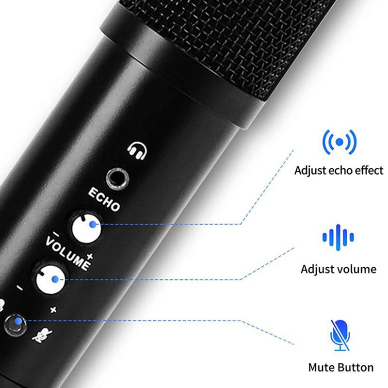 Microphone cổng chống ồn thu âm chơi Gaming Skype Podcast