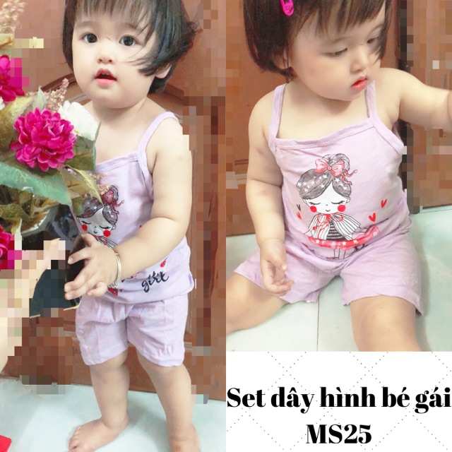 Set bộ 2 dây bé gái MS18