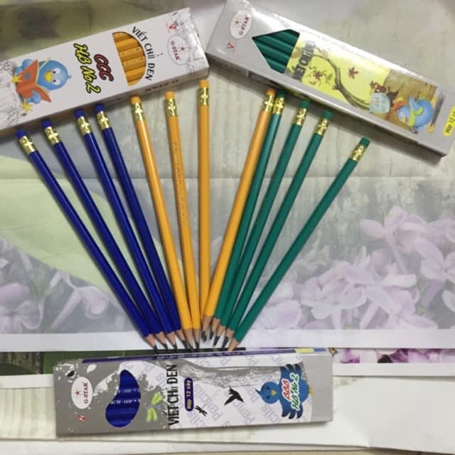 hộp 12 cây bút chì hb