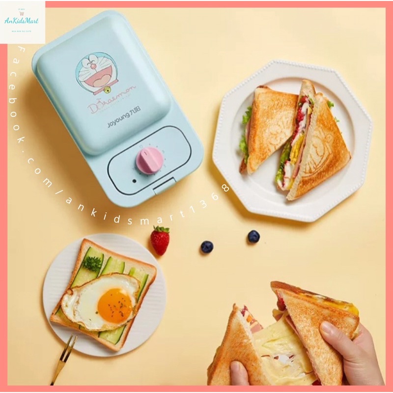 Máy làm bánh kẹp sandwich Doraemon JK1312-K72XD Joyoung Line Friends