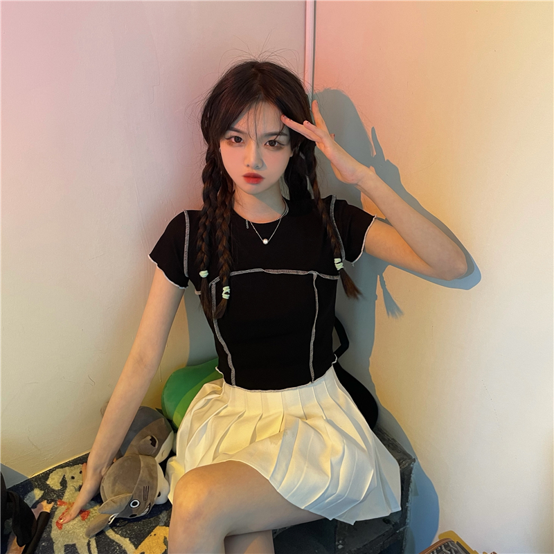 Áo Thun Lửng Tay Ngắn Thời Trang Dành Cho Nữ | BigBuy360 - bigbuy360.vn