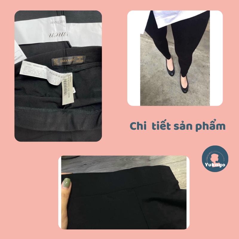 Quần legging nữ cạp cao nâng mông gen bụng mặc 4 mùa YUKAGO 211225221225