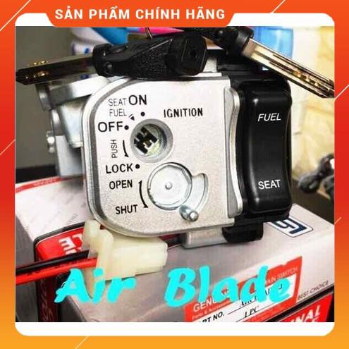 Mua Ngay Bộ ổ khóa Air Blade 110cc 2007 - 2011 6 Cạnh (xe máy AirBlade Ab110 Honda điện điện)