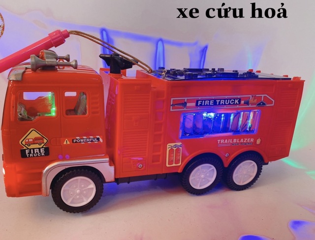 ĐỒ CHƠI TRUNG THU-XE CỨU HOẢ THIẾT KẾ ĐẸP NHẠC ĐÈN