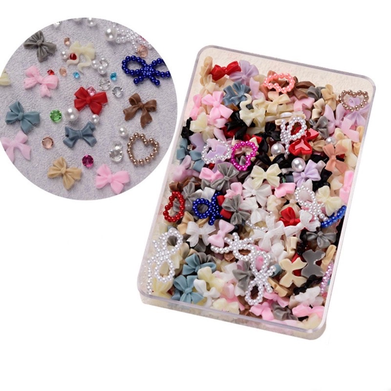 Hộp 50g Charm Mix Trang Trí Móng