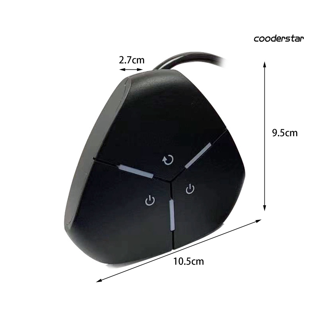 Công tắc nguồn hai cổng usb cood-co 1.6m chuyên dụng cho máy tính để bàn