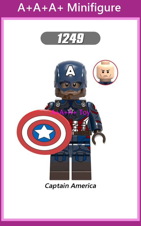 Mô Hình Lego Mini X0256 Captain Marvel Thor Captain America Doctor Strange