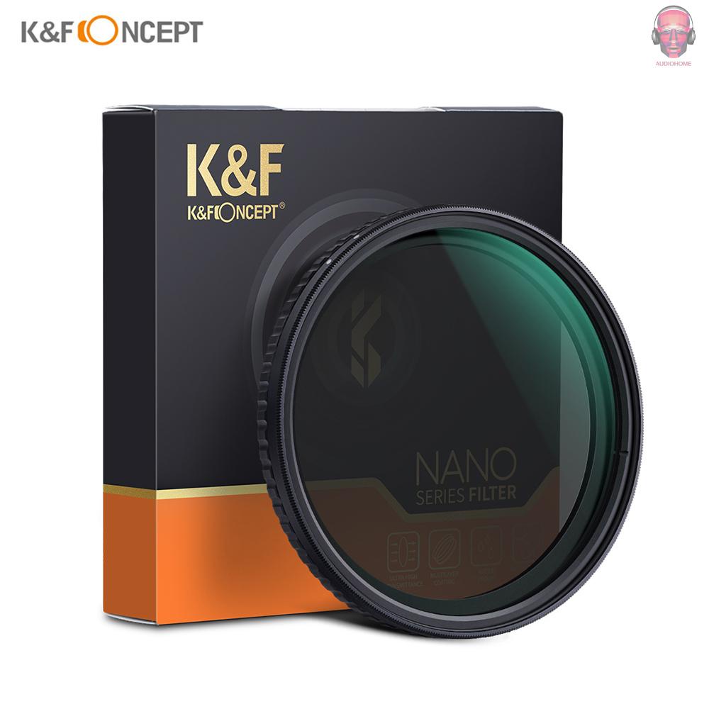 Ống kính máy ảnh 67mm siêu mỏng điều chỉnh được ND2-ND32