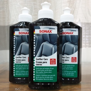 Sonax - Kem bảo dưỡng ghế da, bảo vệ da Sonax 291141- 250ml, chăm sóc nội thất xe chuyên nghiệp