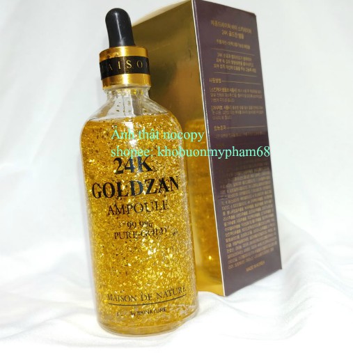 Serum 24k Goldzan hàng chuẩn đẹp