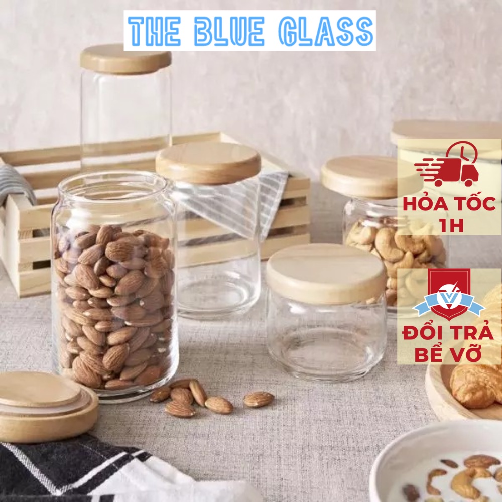 Hũ Thủy Tinh Cao Cấp Ocean, Hũ Đựng Gia Vị, Thực Phẩm Chất Lượng Cao, Nhiều Kích Cỡ, Tùy Chọn Nắp Bảo Quản - B02511-2536