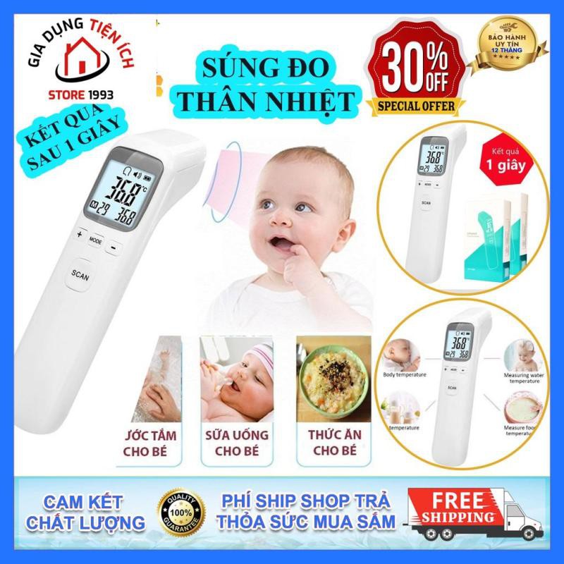 Nhiệt kế điện tử nhiệt kế hồng ngoại đo sữa nước thân nhiệt không tiếp xúc Infrared CK-T1502