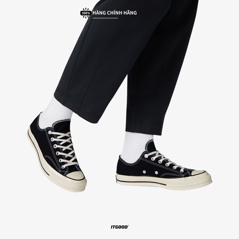 Giày Converse Chuck Taylor 1970's Black Cổ thấp  162058C