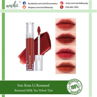 [TOP 1 UY TÍN] Son Kem Lì Romand Milk Tea Velvet Tint (bill Hàn)