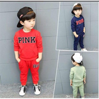 Combo bộ dài tay Pink