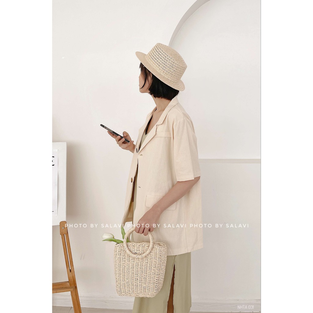 ÁO BLAZER TAY NGẮN HÀN XẺNG NHBN 1169 | BigBuy360 - bigbuy360.vn