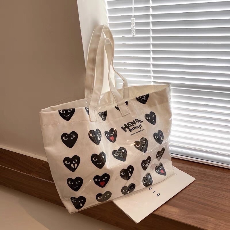 Túi CDG trong suốt