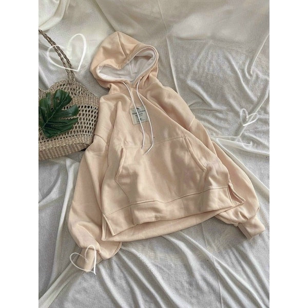 Áo nỉ hoddie tay bồng form rộng siêu xinh | BigBuy360 - bigbuy360.vn