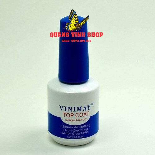 Base gel và top gel vinimay (100% chính hãng có tem)