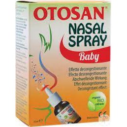 Otosan Nasal Spray Baby.Giúp Bé Hết Viêm Xoang,Khô Mũi Do Vi Khuẩn,Vi Rút.Chai 30ml.Ý