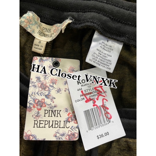 Quần Thun Jogger Bo Ống Xuất Dư