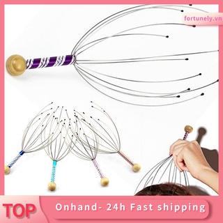 Dụng cụ mát xa đầu kiểu dáng bạch tuộc giúp giải tỏa căng thẳng