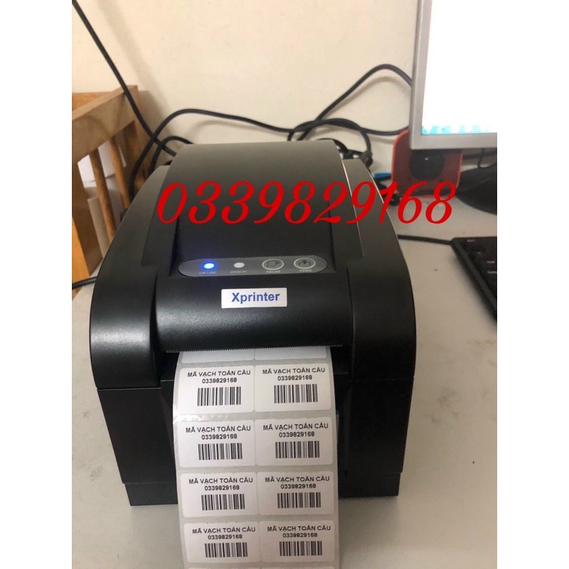 MÁY IN XPRINTER 350bm [ MIỄN PHÍ LẮP ĐẶT ] IN TEM NHÃN, VẬN ĐƠN-BẢO HÀNH 12 THÁNG