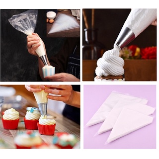 Set 10 túi tam giác bắt kem, làm bánh nilon loại dày