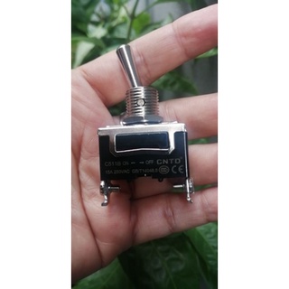 Công tắc gạt 2 chân C511b cntd , công tắc on off 15A 250vac 2 vị trí, công tắc gạt 2 chân 2 vị trí C511b cntd.