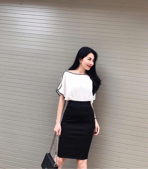 Chân váy bút chì chân váy dài chất umi dày dặn không bai không xù 503-504 | BigBuy360 - bigbuy360.vn