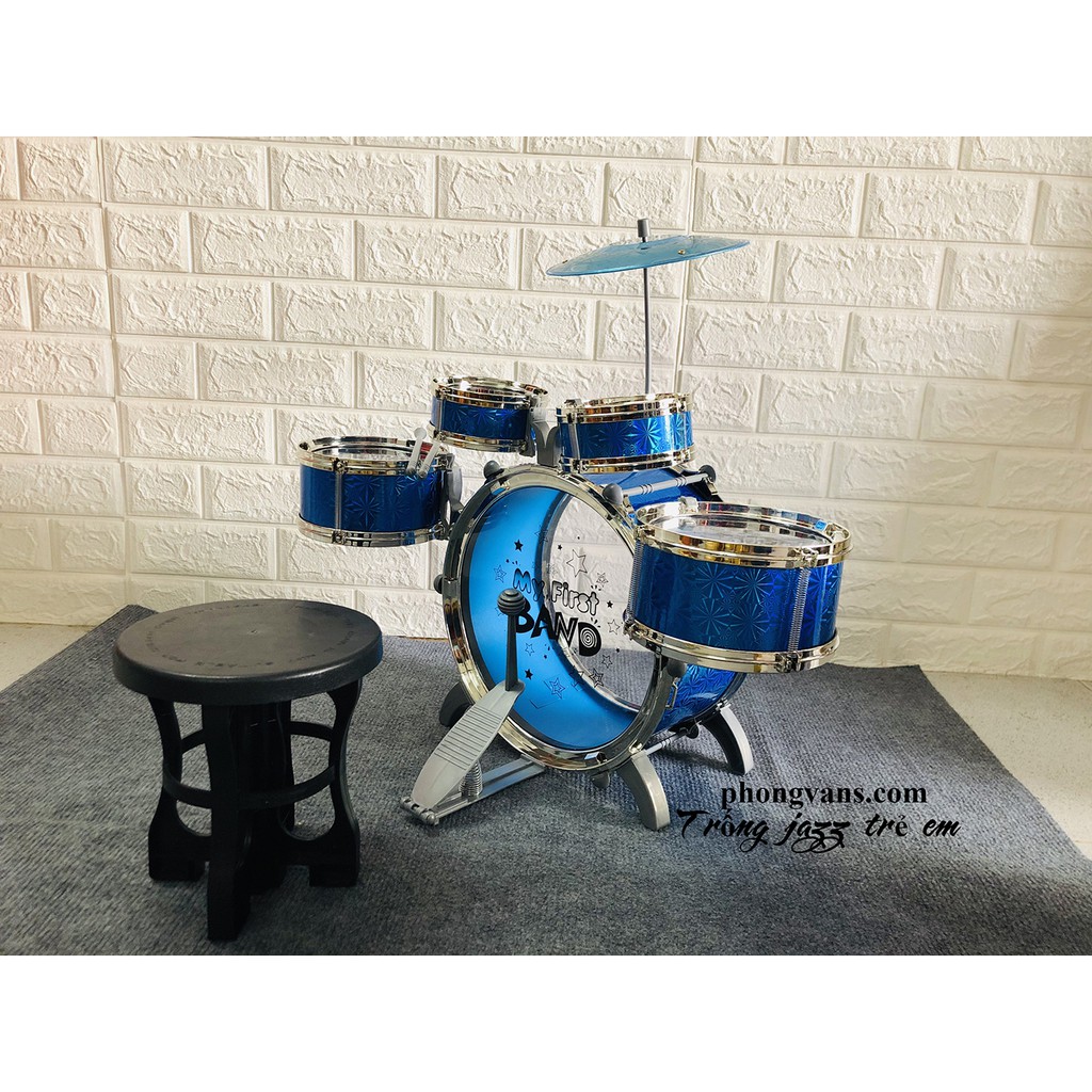 Bộ Trống Jazz Drum Cho Bé Nhiều Màu