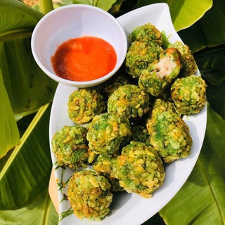 CHẢ CÁ TẨM CỐM XANH
