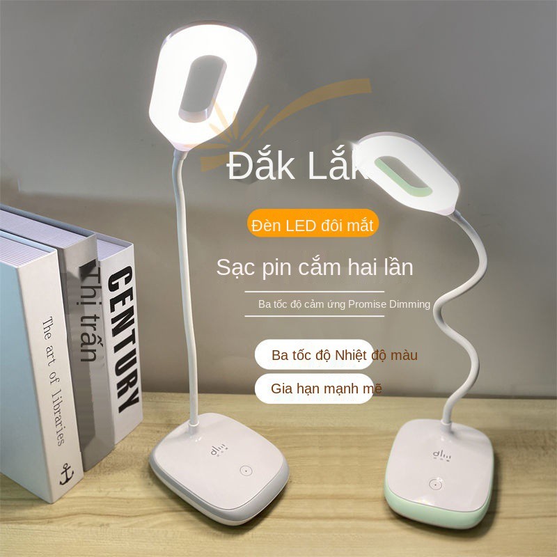 đèn bàn, led bảo vệ mắt sinh viên, ký túc xá viên đọc và viết cắm bút giá đỡ điện thoại di động ngủ