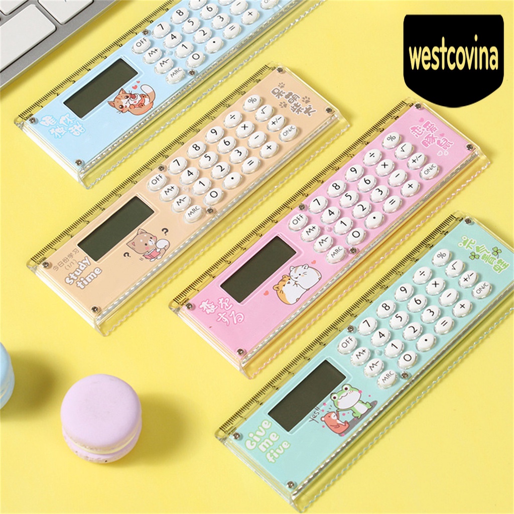 Phương Tây✎Máy Tính Cầm Tay Màn Hình Lớn 8 Chữ Số