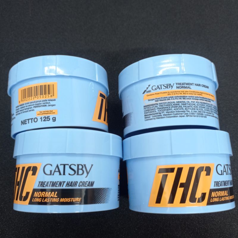 Kem vuốt và dưỡng tóc Phục hồi hư tổn Gatsby Treatment Hair Cream (normal)125g