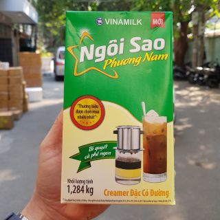 Sữa đặc có đường Ngôi Sao Phương Nam hộp giấy 1,284kg