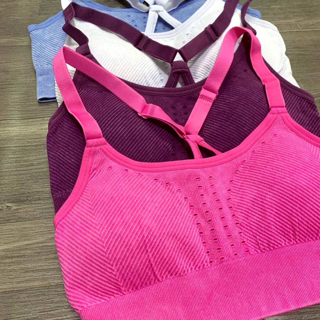 Áo Bra Tập Gym Yoga Nữ Danskin Xuất Xịn Cao Cấp Có Dây Tăng Chỉnh