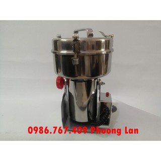 Máy xay bột nghệ khô, bột ngũ cốc loại 1000g/mẻ