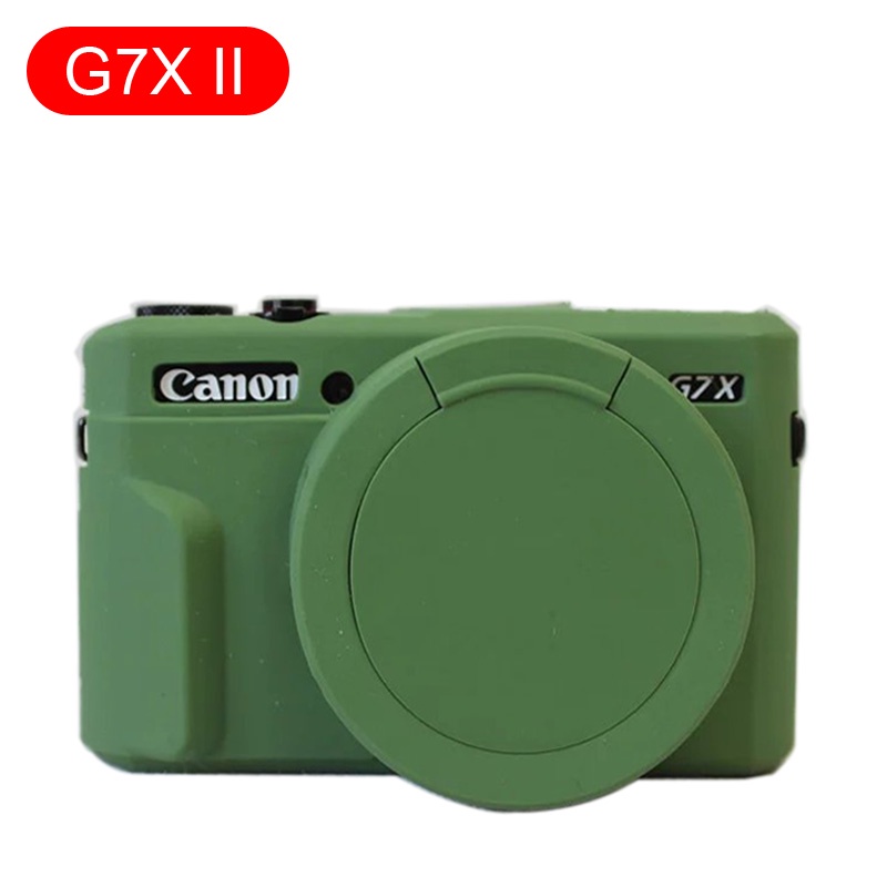 Ốp Bảo Vệ Máy Ảnh Bằng Silicon Mềm Cho Canon G7X II / G7X III G7 X Mark II / G7 X Mark III / G7X Mark II / G7X Mark III