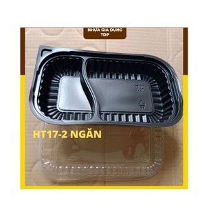 Combo 100 hộp cơm ht17 - loại 2 ngăn