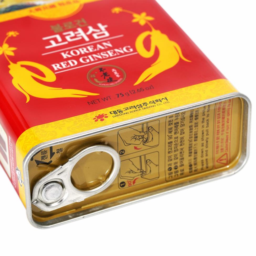 Hồng Sâm Củ Khô Daedong Hàn Quốc Premium 75g (3-5 củ)