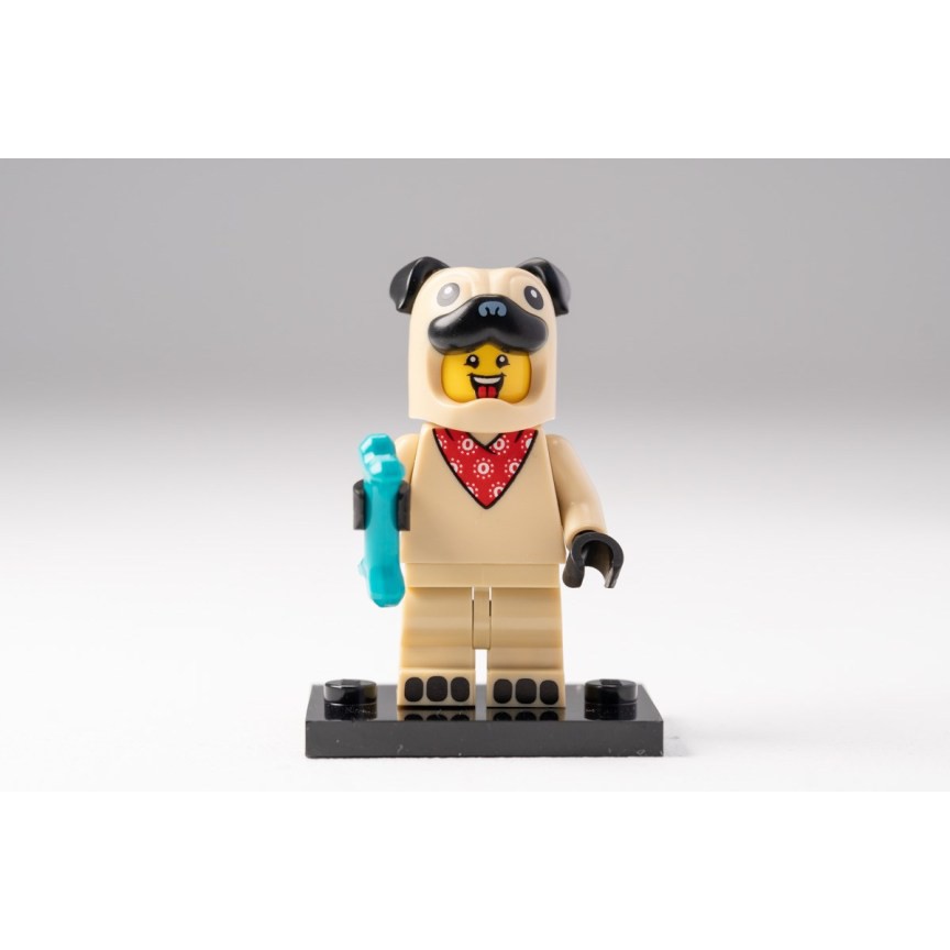 Nhân vật LEGO Minifigures Series 21 71029 Pug Costume Guy - Chú bé cosplay chó Pug