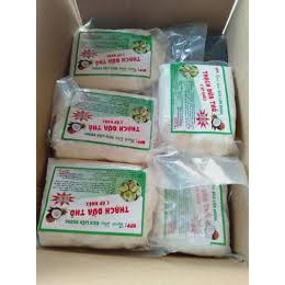 Thạch dừa ép thô (khô)  loại 10Ly/1 kg, tặng hương dừa
