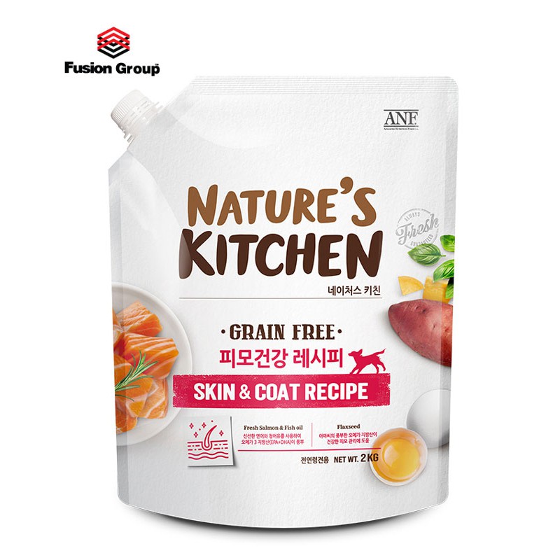 HẠT THỨC ĂN CHỨC NĂNG TỐT CHO LÔNG VÀ DA CHÓ MỌI LỨA TUỔI ANF NATURE'S KITCHEN