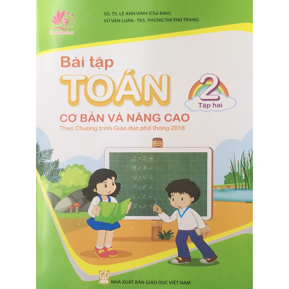 Sách - Bài tập Toán cơ bản và nâng cao lớp 2 - Tập 2 (Theo Chương trình Giáo dục phổ thông 2018)