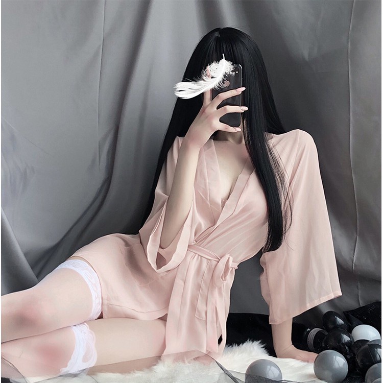 Áo Choàng Ngủ Nữ Kiểu Dáng Kimono Sexy Xuyên Thấu Gợi Cảm - ACVT005 - QuinBee | BigBuy360 - bigbuy360.vn