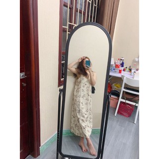 Đầm hai dây hoa nhí